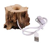 RORPOIR Crystal Holder Glass Table Lamp Glass Stand Desktop Stand USB Nightlight Crystal Table Lamp Display Shelf Display Led Base Monitor Office Wood Screen