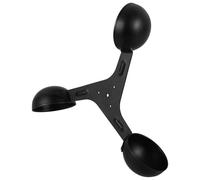 RORPOIR Cup Replacement Frame Structure Metal Lightweight Rotating Three-cup Wind Gauge Sensor with Wind-speed Measurement Tool for Anemometer for Breeding and Ships