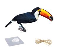 RORPOIR Cute Room Decor Accessory Wooden Toucan Bird Pendant Wall Art for Bedroom