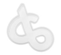 RORPOIR DIY Epoxy Mold Symbol Silicone Resin Casting Mold White Polymer Shape that Won't Crack for Party Decor and Home Decoration Craft Projects