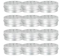 RORPOIR Dog Odor Sniffle Case Training Kit 12pcs 60ml Aluminium Silver