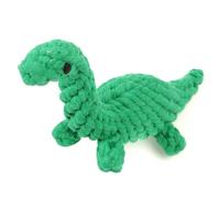 RORPOIR Dog Rope Chew for Teeth Cleaning Dinosaur Shape Made of Sturdy Cotton Rope, Designed to Dental Health and Support Obedience Training for Small to Medium Dogs and Puppies