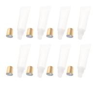 RORPOIR Empty Plastic Refillable Lipstick Containers Lip Gloss Tubes 10ml 10pcs Lightweight Glazes Bottles for Storing Lip Oil Travel Use
