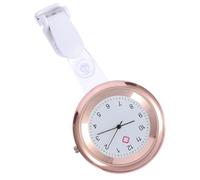 RORPOIR Fashionable Nurses Pocket Watch with Numbers and Accurate Timing, Aluminium Alloy Simple Style Clip-on Watch for Doctors and Nurses in Hospitals and Fields