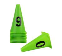 RORPOIR Football Training Cones Soccer Training Sign Buckets Pe Green Practical Flexibility for Football Competition Practice Random Color