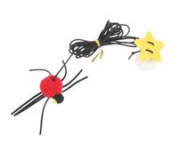 RORPOIR Funny Cat Hanging from Door with Elastic Rope Design and Felt Cloth Spider Shape for Indoor Cats to Stop Boredom and Encourage Play