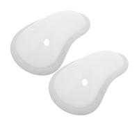 RORPOIR Groin Protector Cup 2pcs Men's Plastic Groin Protector for Adult Sports Training and Karate (Size S