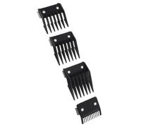 RORPOIR Hair Clipper Guide Combs 4PCS ABS+Steel Limit Comb Set Portable Locator Tool for Home and Salon Use