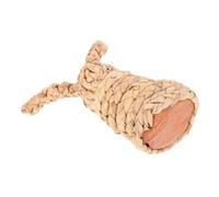 RORPOIR Hand Knitted Cattail Rabbit Inflatable Decorations Bunnies Unicorn Animals Bunny Costume Pig Figurine Inflatable Costume Hay Pet Bunny Stuffy Plush Cartoon Cattail Grass