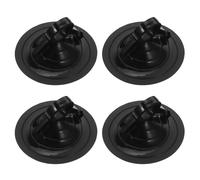 RORPOIR Heavy Duty Car Windshield Suction Cup Holders Strong Suction 4pcs Black Pvc Material for Car Curtain for Dashboard and Travel Use
