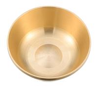 RORPOIR Holy Water Cup Auspicious Copper Water Bowl Thick Copper Material Smooth Surface Classic Detail Design for Party Decoration and Sacrificing Offering