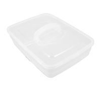 RORPOIR Household Dough Proofing Box Stackable Plastic Bread Proofing Tray with Lid and Handle Designed for Easy Transport in Professional Kitchen