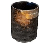 RORPOIR Japanese Style Ceramic Teacup Retro Hand-Painted Household Water Cup Multi-use Compact Teaware for Home Office Tea House Restaurant