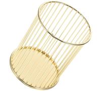 RORPOIR Large Capacity Iron Hay Holder Rack for Rabbits and Small Animals, Sturdy and Stable Golden Feeder Suitable for Bunny Feeding in Cages or Hutches
