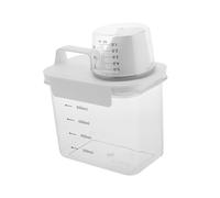 RORPOIR Laundry Detergent Container Measuring Cup Sturdy Plastic Freshness Sealed Storage Jars
