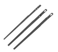 RORPOIR Leather Lacing Needles Double Hole Metal Needles 3pcs for Leather Braiding and Shoe Mending by Experienced Crafters