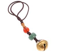 RORPOIR Lovely Vintage Brass Hanging Pendant with Retro Design and Assorted Colours, Practical Keychain Pendant for DIY Making Suitable for Car Key and Keyholder Accessories Random Color