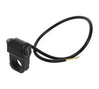 RORPOIR Motorcycle Handlebar Waterproof Flash Switch for Headlight with Easy On/off Control, Black Plastic Material, Sleek Modern Design, Suitable for Motorbike Handlebar Accessories