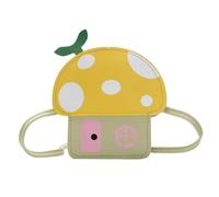 RORPOIR Mushroom Bag Cartoon Purse Fashionable Pu Material Storage Snack and Candy for Little Everyday Use Compact Size