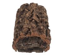 RORPOIR Natural Lizard Hut with Multiple Hiding Spots and Mental Stimulation, Realistic Wooden Look Bark Arch Shelter for Reptiles and Snakes, Terrarium Enclosure Decor