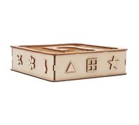 RORPOIR Natural Wooden Hamster Maze for Small Pets, Designed to Reduce Stress and Well-being, for Hamster Exercise and Playing