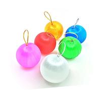 RORPOIR Neon Colour Spun Baubles Christmas Ball Pendant 5cm Beautiful Christmas Decor for Your Home Store