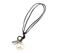 RORPOIR Peace Sign Necklace Vintage Style Pendant Adjustable for Friends Family
