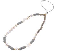 RORPOIR Phone Charm Phone Lanyard Beaded Style Polymer Clay Acrylic Shell Moon Star Shapes Prevent Accidental Dropping Prevent Loss Outdoor