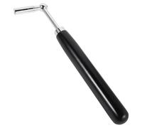 RORPOIR Piano Tuning Wrench for Precise Tuning and Accessing Tight String Areas with Black Rod and Nonslip Handle Includes Velvet Bag, for Professional Piano Tuners and Beginners in Music