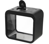 RORPOIR Plastic Fish Bowl with Color Changing Light and Easy to Store Design, Mini Incubation Fish Tank Suitable for Porch and Living Room, Featuring Plastic Material and LED Light
