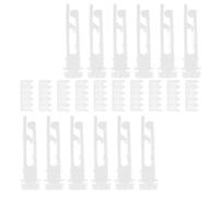 RORPOIR Plastic Smooth Blind Replacement for Vertical Stems Window with Operation and Easy Replacement Spare Parts Repair Blinds