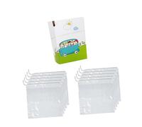 RORPOIR Portable Folding Potty Seat Toilet Lightweight with Trash Bags White Plastic Cardboard for Toddlers Boys and Girls Travel Home Use