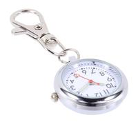 RORPOIR Quartz Pocket Watch Keychain 6.5cm Large Dial Clip-On for Occasions Nurses and Doctors