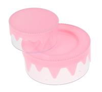 RORPOIR Realistic Cake Toy Creamy Icing Double Layer Craft Storage Box Mini Craft Case Organizer for Girls Birthday Present