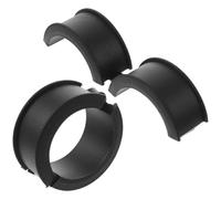 RORPOIR Replacement Bike Gaskets 2Pcs Convenient Silicone Washers for Handlebar Bracket, Black, Portable, Nonskid for Going Out