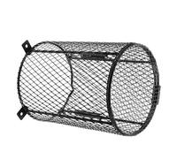 RORPOIR Reptile Heat Lamp Shade Mesh Cover Black Protector Iron Material with Easy to Clean and Multifunctional Design for Reptile Cage Enclosure for Heating Lampshade