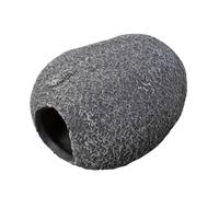RORPOIR Resin Reptile Hide Cave for Reptile Pets, Simulated Natural Living Stone Shape Cave Waterproof Feature, Realistic and Delicate Hideout Suitable for Home and Office Decoration