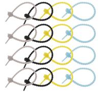 RORPOIR Reusable Tidy Silicone Mixed Style with Cable 20pcs Ties Time Management, Adjustable Strap to Keep and Organize Efficiently for Cord Wire Desk Headphones