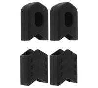 RORPOIR Silicone Bike Crank Arm Covers to Safeguard Crank Arms 4pcs Black Crankset Protector with Easy Installation and Scratch Protection for Mountain and Road Bikes