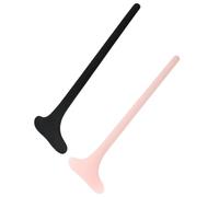 RORPOIR Silicone Eyeliner Helper Tool Beginner Friendly Eye Makeup Shield 2pcs with Curved Matte Design for Precise Eyelash Application during Ongoing Training and Long Practice Sessions