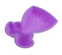 RORPOIR Silicone Mermaid Cake Pan Nonstick Bakeware Oven Baking Tool for Family Dishes and Afternoon Tea with Sturdy Construction