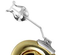 RORPOIR Silver Metal Marching Lyre Clip for Trumpet and Trombone Sheet Music Holder, Lightweight and Practical Music Folder Accessory for Marching Band Players