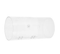 RORPOIR Small Acrylic Cylindrical Terrarium Easy to Clean 6x6x12 Inches with Ventilated Lid and Side Opening, Crystal Reptile Enclosure with Optimal for Breeding Lizards and Stick Insects