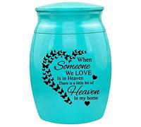 RORPOIR Small Keepsake Urn for Ashes 1.57X1.18X1.18 Inch Stainless Steel Pet Ashes Container with Secure Lid for Sharing Cremated Remains Memorial for Dogs and Cats
