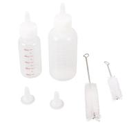 RORPOIR Small Pet Feeding Bottle for Kittens and Cats 50ml 120ml Capacity Reusable Nursing Bottle with Easy to Squeeze Design and Scale Markings for Household Pet Nurser