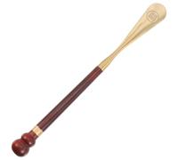 RORPOIR Small Shoe Horn with Copper Tip and Wooden Grip, Portable Shoe Lifter for Men and Women, Perfect for Household Use and Winter Boots