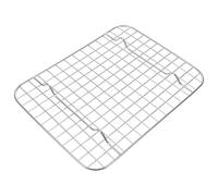 RORPOIR Stainless Steel BBQ Grill Rack with Thick Grid Construction for Efficient Cooling and Flexible Cooking Methods, Small Barbecue Rack Suitable for Oven and Dishwasher Safe