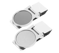 RORPOIR Stainless Steel Money Clips 2pcs Slim Wallet Clip for Bills