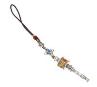 RORPOIR Tibetan Style Six-word Prayer Pendant for Bag and Car | Alloy Resin Build, Lightweight and Easy to Clean, Creative Delicate Design for Backpack Hanging
