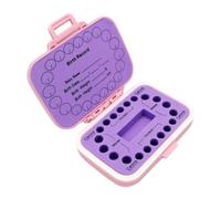 RORPOIR Tooth Fairy Keepsake Box for Boys and Girls Divided Storage for Teeth Labels Memory Recorder for Childhood Moments Adorable Pink Design Easy Identification and Hygiene